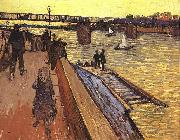 Vincent Van Gogh The Bridge at Trinquetaille oil on canvas